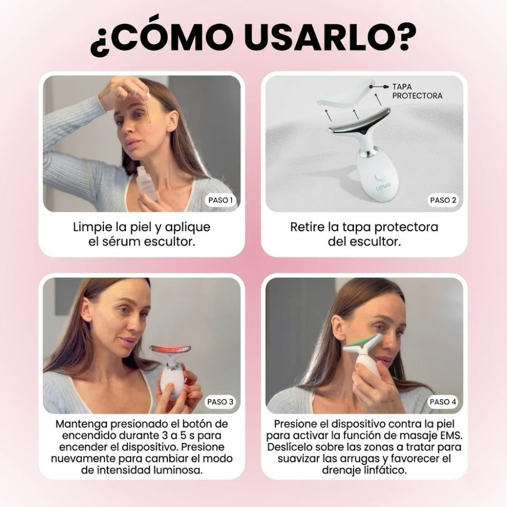 LUMIGLOW SCULPTEURE 7 EN 1: Tu Ritual de Belleza en Casa