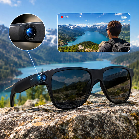 Gafas Inteligentes 4K: Graba, Captura, Escucha y Controla Todo con tu Voz